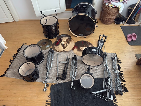 Pearl Export EX rumpusetti musta