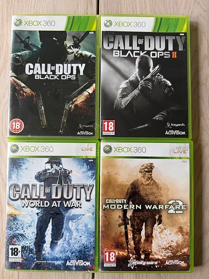 Xbox 360 Call of Duty -pelipaketti (4 peliä)