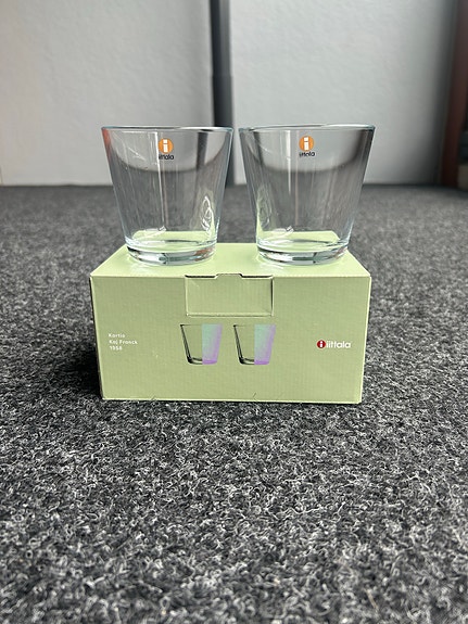 2 kpl Iittala Kartio -juomalasit, 21 cl