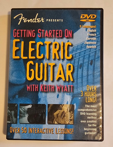 Fender Getting Started on Electric Guitar -opetus-DVD