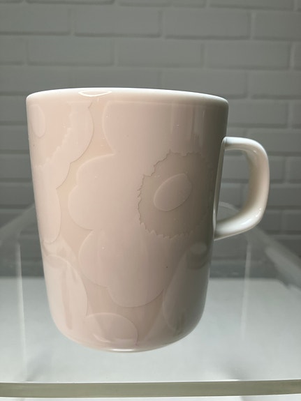 Marimekko valkoinen Oiva Unikko muki, uusi