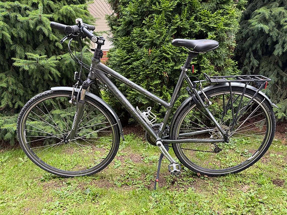 Nishiki RH75 naisten hybridipyörä 54 cm 28" harmaa