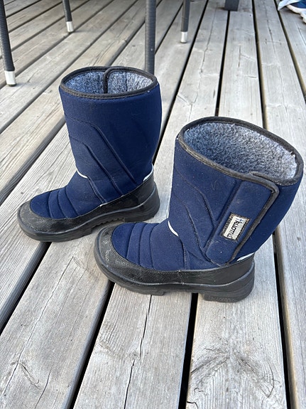 Kuoma talvikengät koko 34 unisex tummansiniset