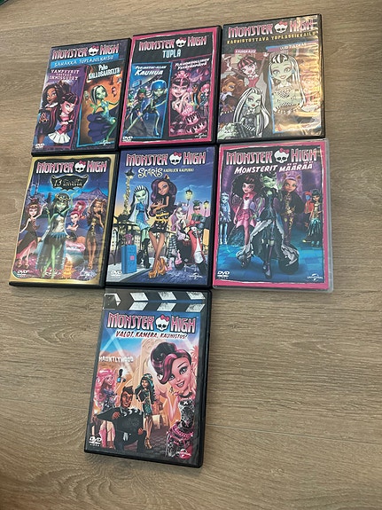 Dvd: Monster High x 7