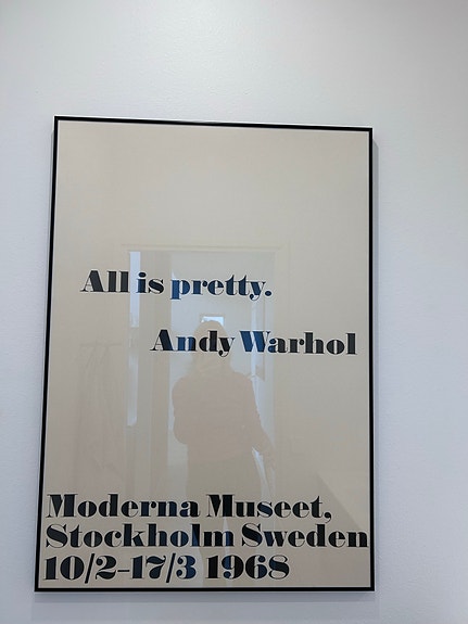 Andy Warhol juliste ja kehykset