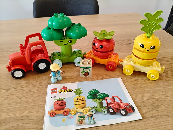LEGO DUPLO My First 10982 - Hedelmä- ja vihannesviljelijän traktori