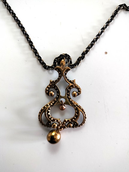 Vintage pronssinen Valo-koru design Hannu Ikonen