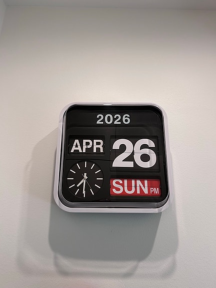 Karlsson Wall clock Big Flip - Seinäkello