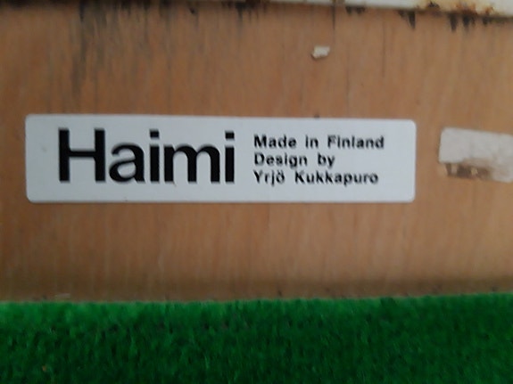 Yrjö Kukkapuro Haimi tuoli vihreä