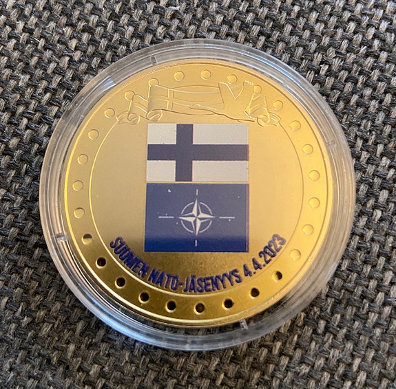 Suomen Nato-jäsenyys 4.4.2023 -keräilykolikko