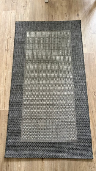 Harmaa eteisen matto 80x150 cm