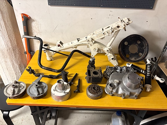 Honda Monkey z50j 1989 projekti