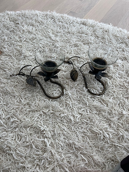 Design-kynttilänjalat 2kpl