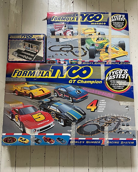 Tyco Formula GT Champion ja Monaco autorata ja kierroslaskuri