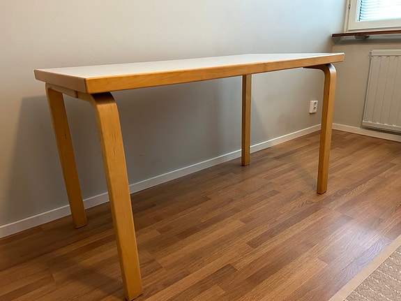 Artek pöytä 80A 120x60 valkoinen laminaatti