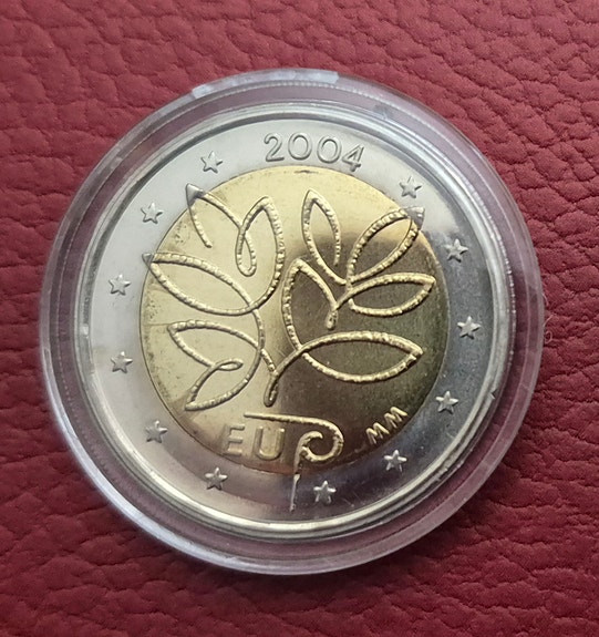 2 euron juhlaraha 2004 EU-laajentuminen