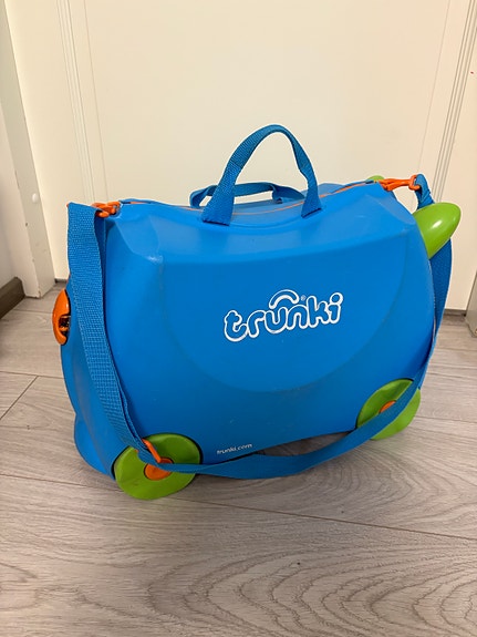 Trunki lasten matkalaukku sininen