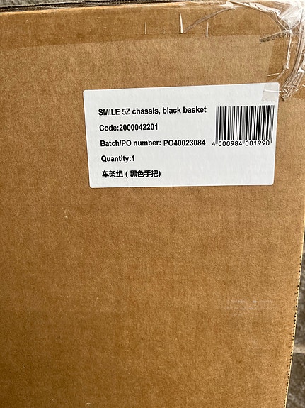 Britax Smile 5z vaunujen runko black basket