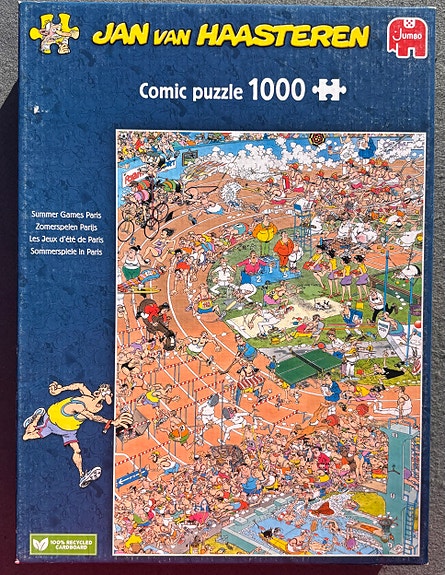 Jan Van Haasteren - Summer Games Paris - palapeli - 1000 palaa