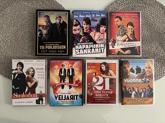 Kotimaisia DVD elokuvia 7kpl
