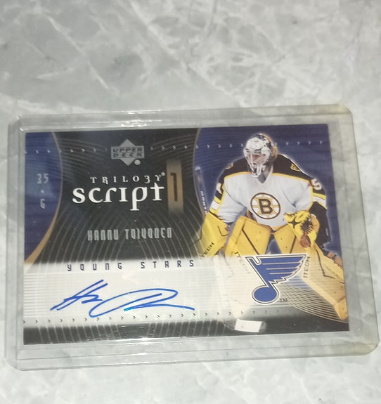 Signature Hannu Toivonen nhl