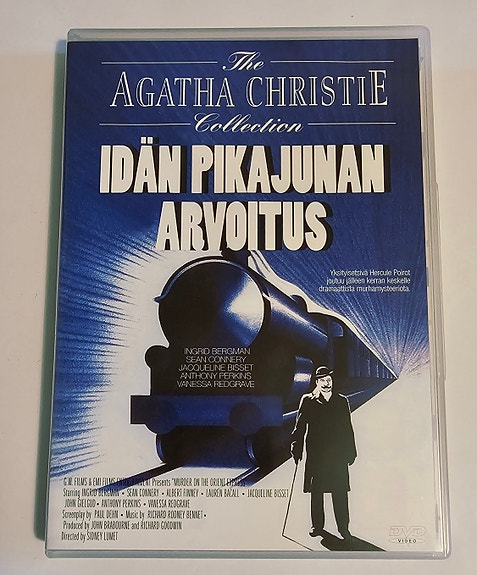 Agatha Christie Idän pikajunan arvoitus DVD