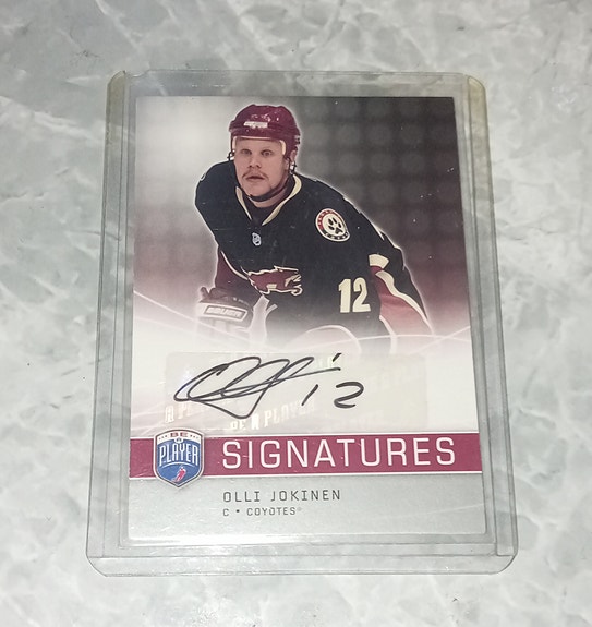 Signature Olli Jokinen nhl