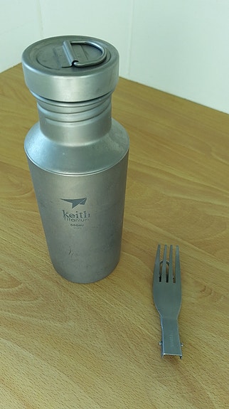 Keith Titanium 550ml + titanium fork