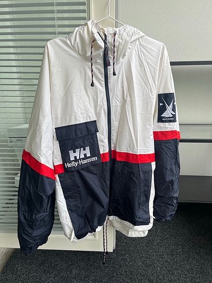 Miesten tuulitakki valkoinen XL HellyHansen