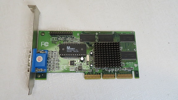Nvidia Riva TNT2 M64 32MB AGP -legendaarinen retro-näytönohjain