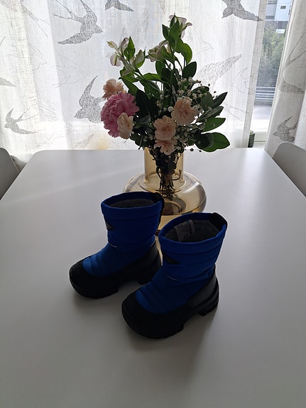 Kuoma talvikengät sininen 23