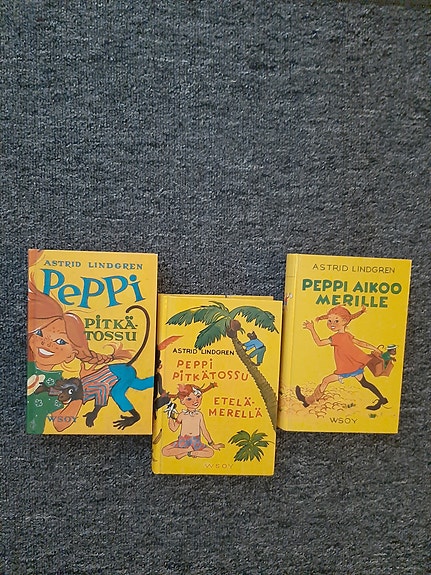 3 Peppi Pitkätossu kirjaa