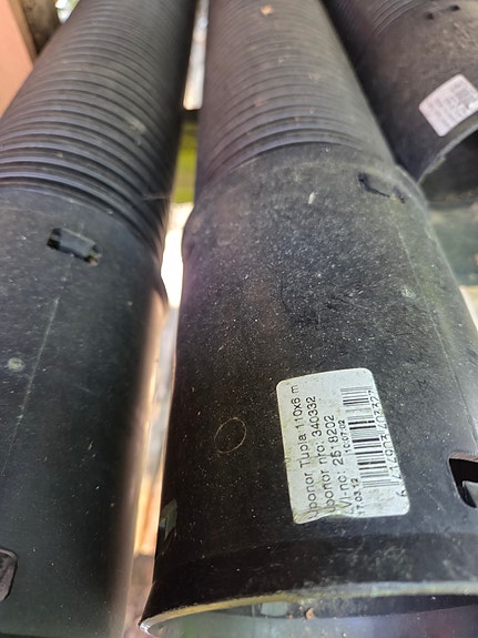 UPONOR TUPLA 110 x 6 m salaojaputki 6 kpl