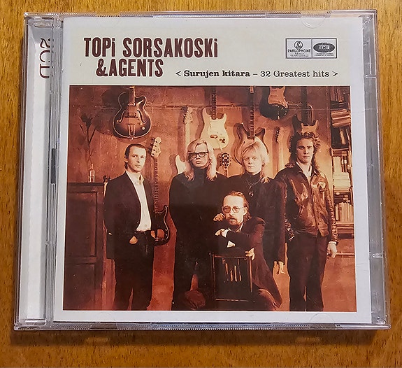 Topi Sorsakoski & Agents Burjèn kitara 32 Greatest Hits CD