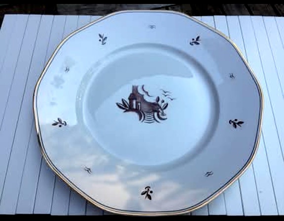 Arabia Satu tarjoiluvati 33 cm, Ensio Viitala 1932–1949