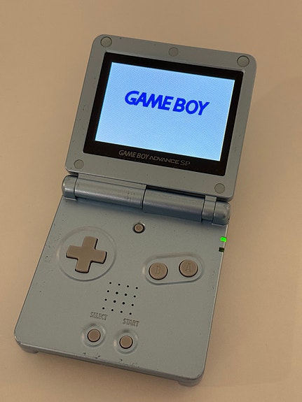 Nintendo Gameboy Advance SP Pearl Blue AGS-101 Pelikonsoli