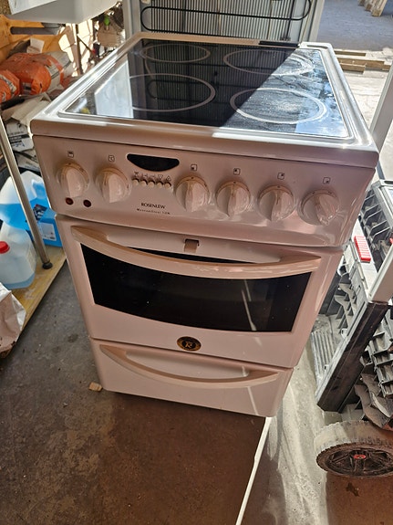 Electrolux Rosenlew RMK 520 keraaminen liesi valkoinen