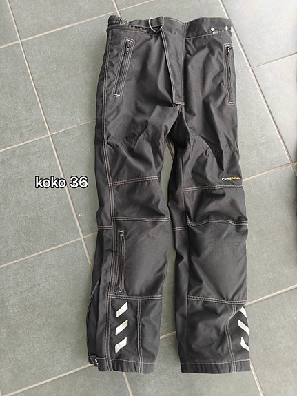 Rukka cordura goretex ajohousut, koko 36 musta