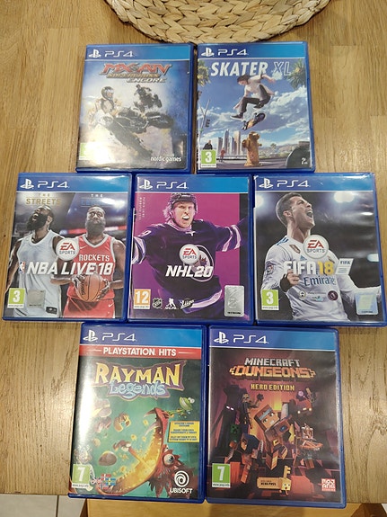 PS4 pelejä