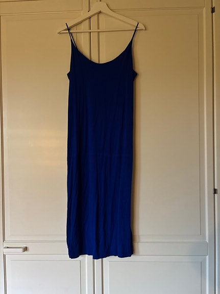 Sähkönsininen trikoo mekko XS