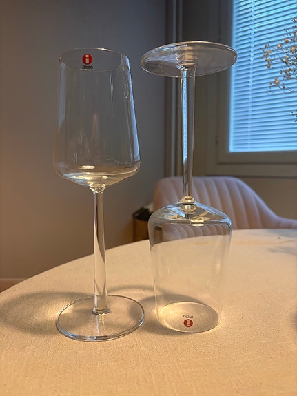 2 x Iittala essence kuohuviinilasi