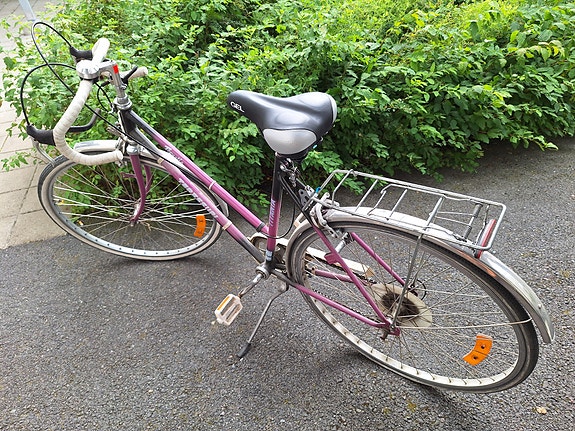 Naisten 28" kaupunkipyörä / taittopyörä, violetti