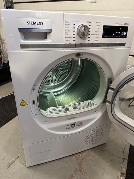 Siemens iq700 kuivausrumpu höyrytoiminnolla