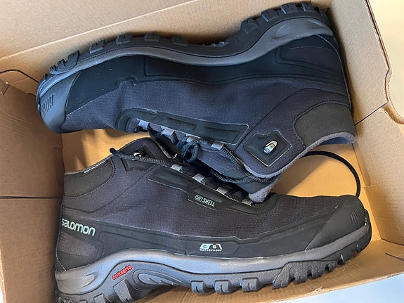 Salomon Shelter CS WP Talvikengät – Mustat – Koko 47 1/3 (Uudet)