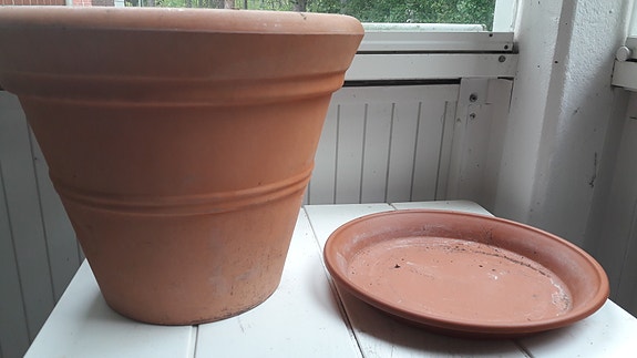Iso kukkaruukku