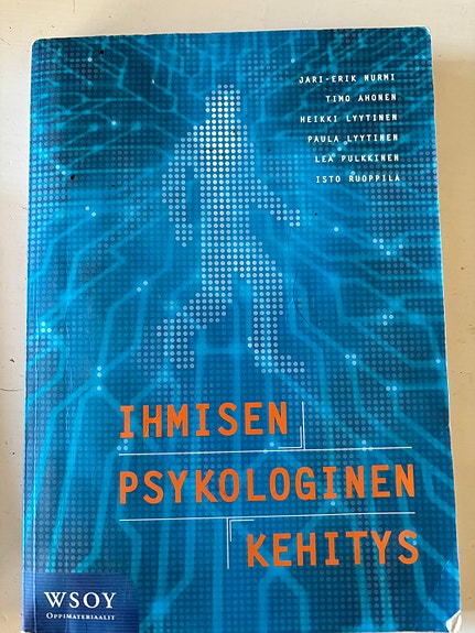 Ihmisen psykologinen kehitys -kirja WSOY