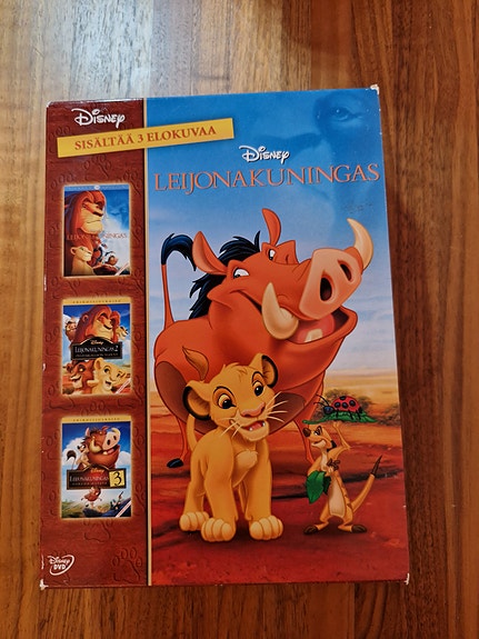 Disney Leijonakuningas - 3 elokuvaa (DVD)