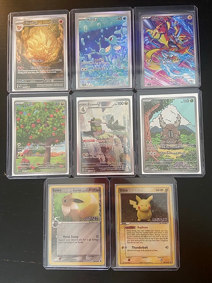 Harvinaisia Pokemon-kortteja suuri määrä
