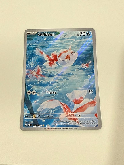 Goldeen Pitch Black Illustration Rare