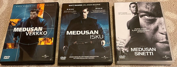 Medusan Verkko elokuvat ( 3 x DVD paketti )